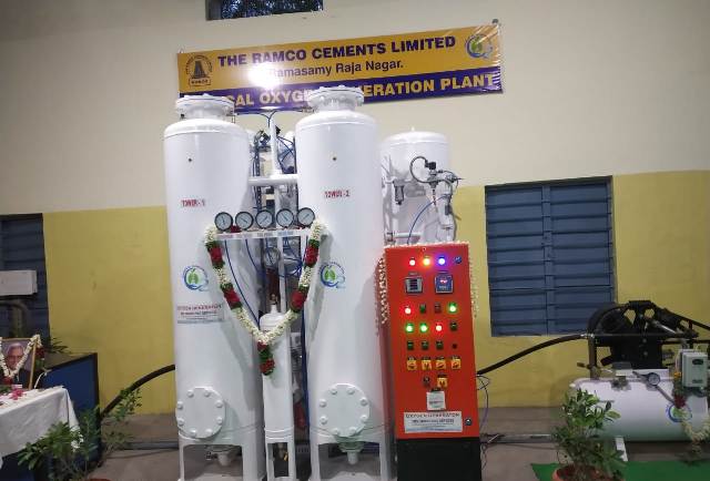 Ramco Cements commissions at its factory in Virudhunagar 